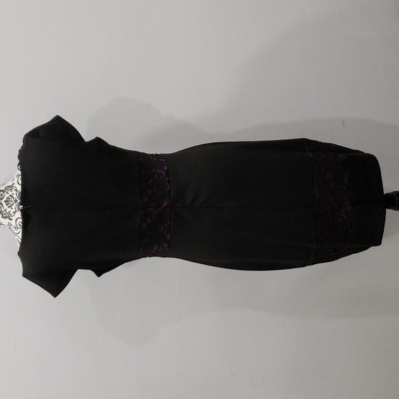 Black and Purple Sangria Dress - Picture 3 of 3